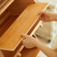 Rangement pour chaussures en bois massif Burlywood