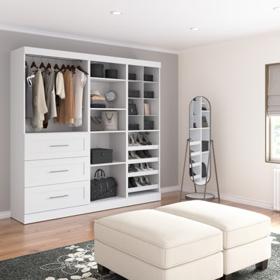 Système d'organisation pour garde-robe Arlex de l 86 po