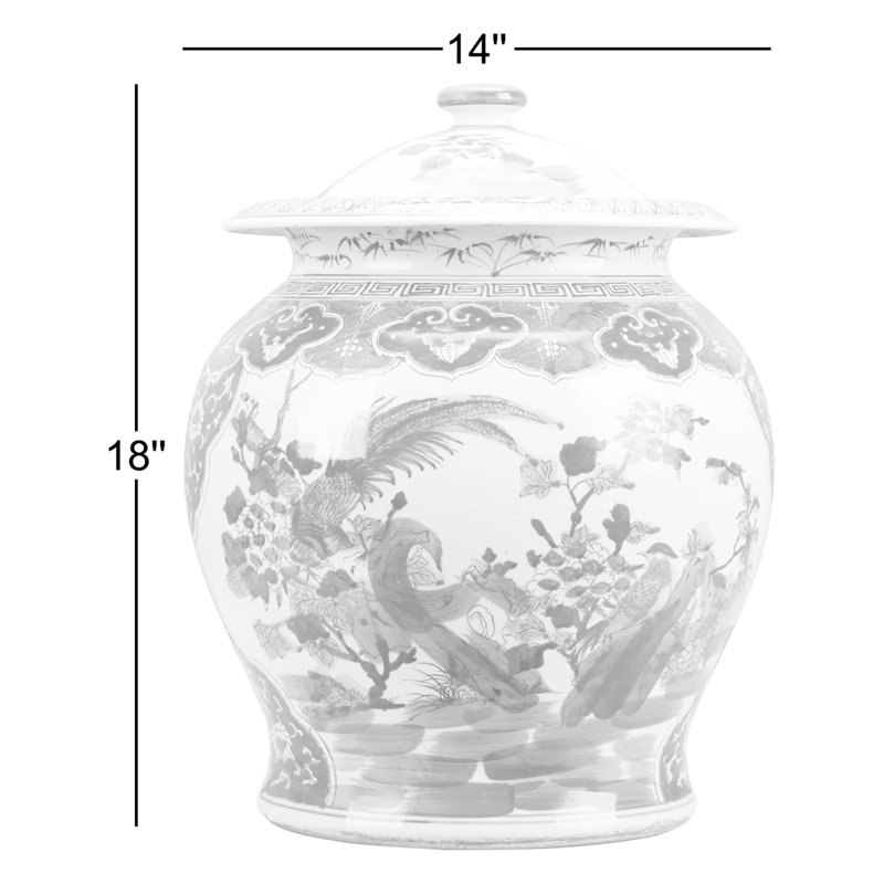 Pot en porcelaine gingembre fabriqué à la main