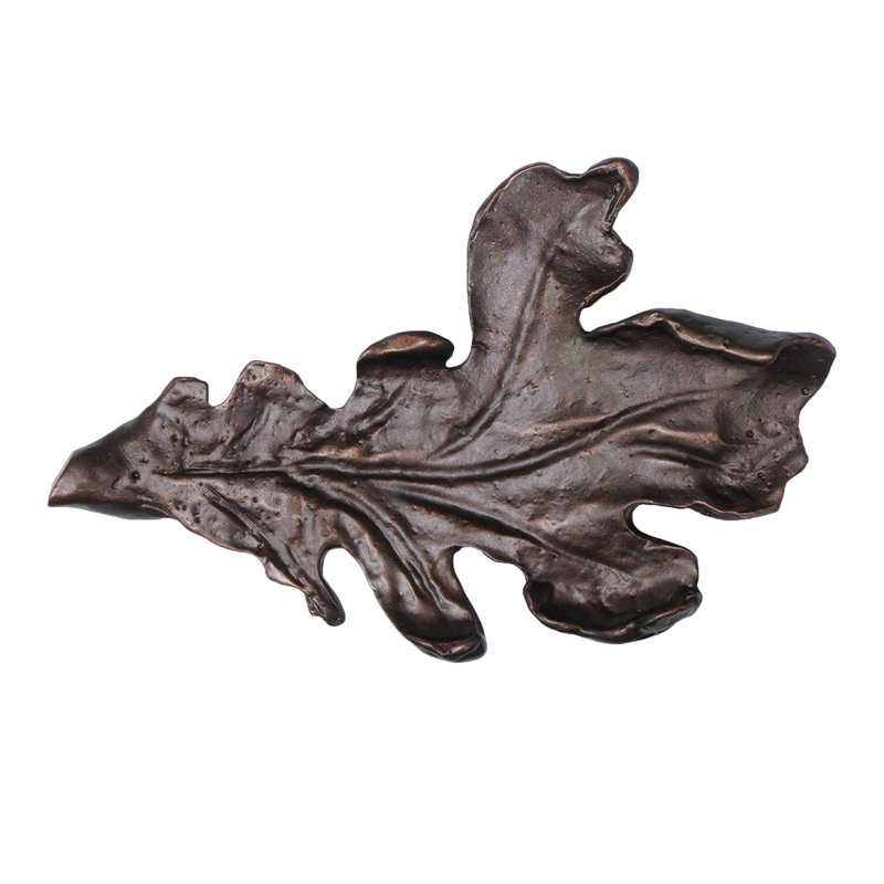 Lodge oak leaf 3 inch center to center pull in finish Oil Rub Bronze