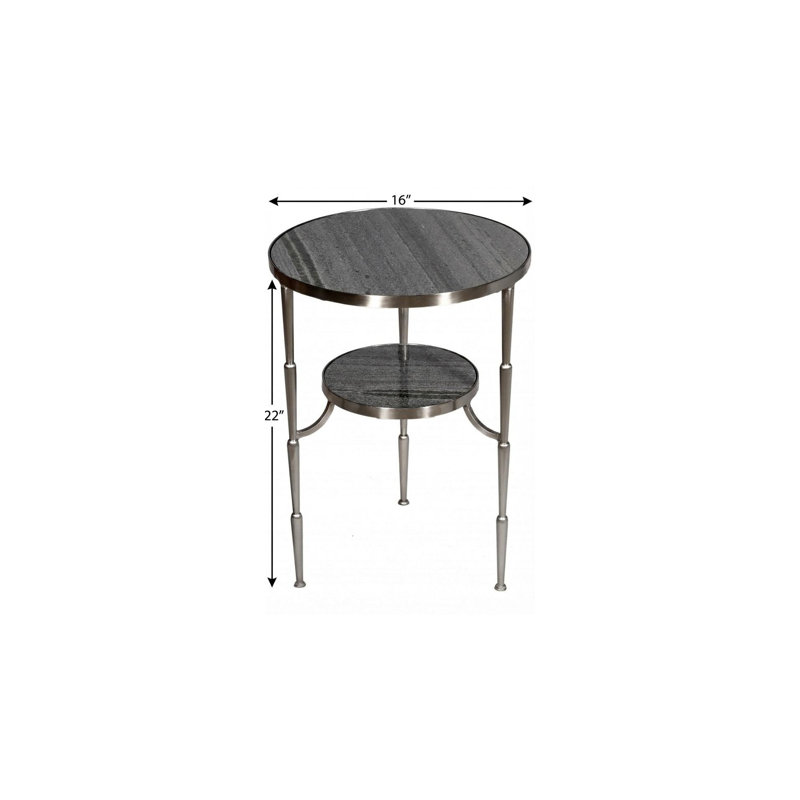 Marble Top End Table
