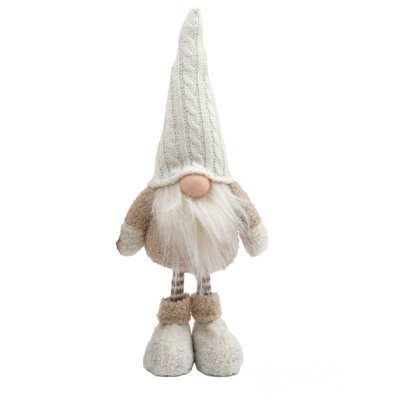 Standing Gonk with Brown Knitted Hat