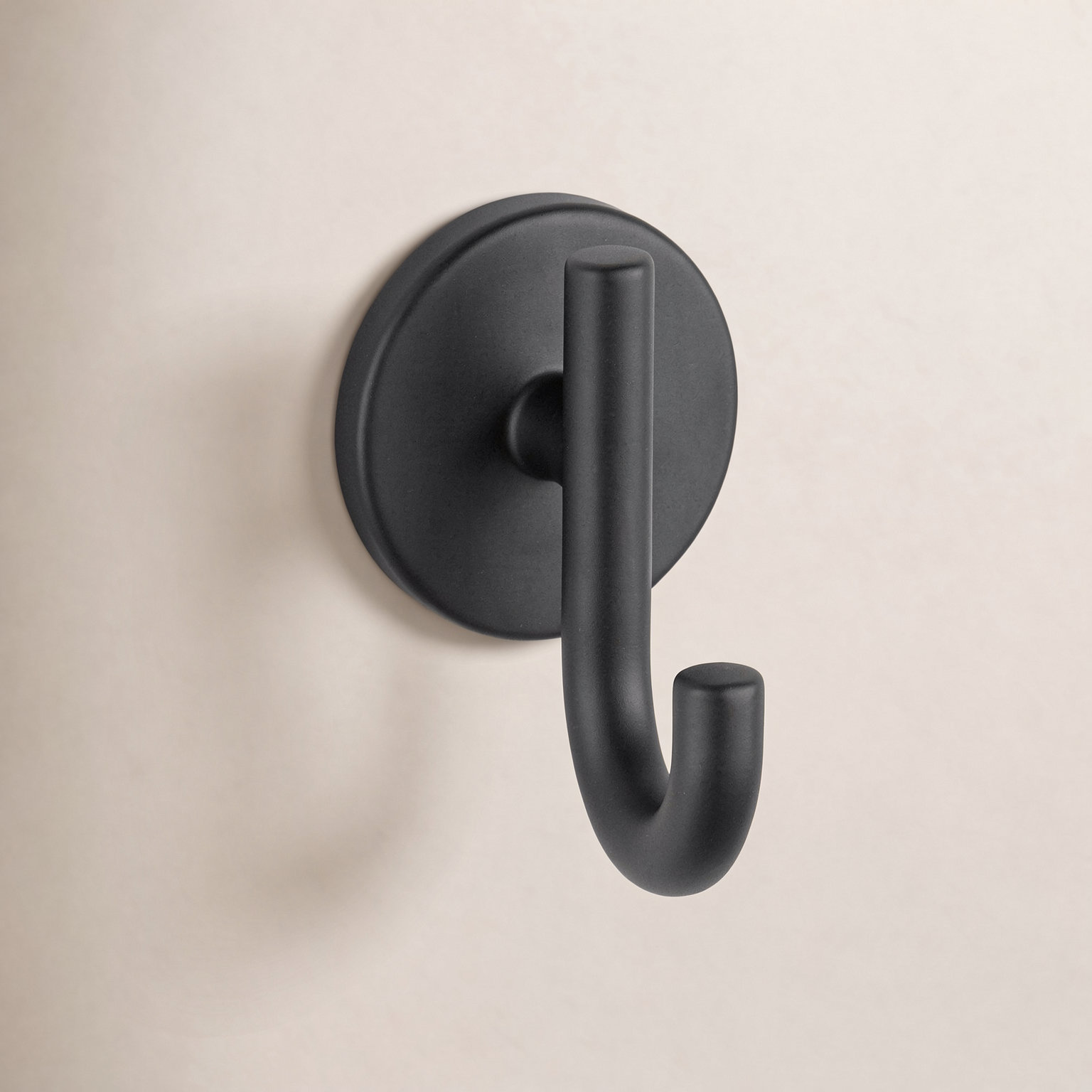 Trinsic Single Towel Hook, Matte Black