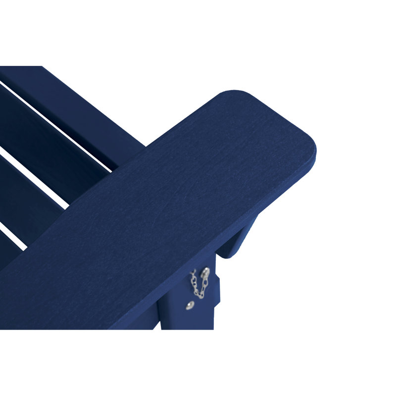 Chaises pliantes - Matériau bleu marine pour patio confortable 2 sièges d'extérieur confortables