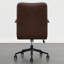 Fauteuil de conférence pivotant en similicuir moderne avec mécanisme d'inclinaison-1049890600