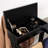 Portable Garment Rack,Clothes Valet Stand With Storage Organizer