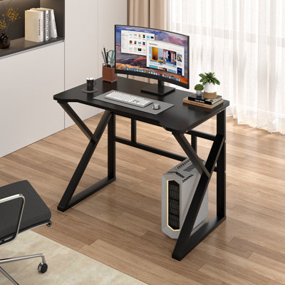 100cm W x 60cm D Metal Frame Office Desk Indoor Game Table