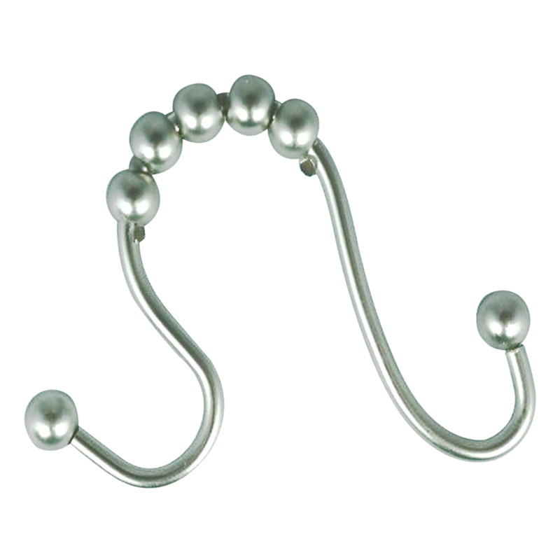 Metal Shower Curtain Hook, Chrome