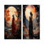 «Timeless Princess Myth Fantasy II», ensemble de 2 reproductions d'art mural en métal-1931454517