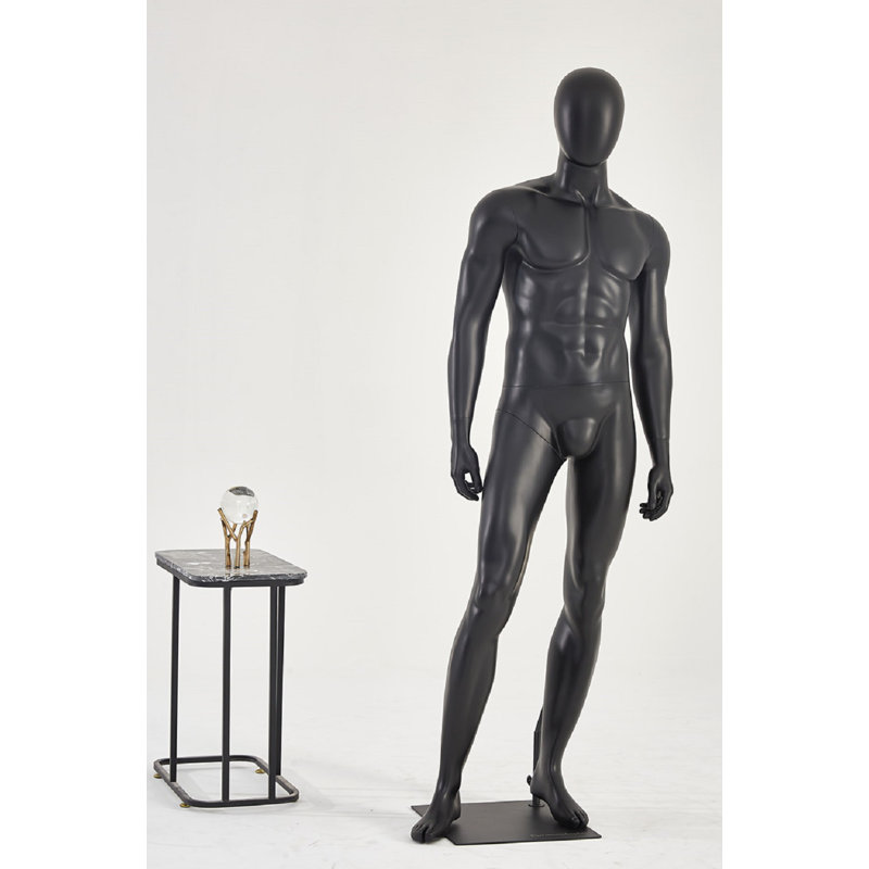 Jabbaar People Statue, Black