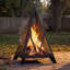Majestic Pyramid Steel Mesh Fire Pit