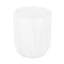Table d'appoint en béton blanc antique, profondeur de 15,04 po, portable et solide, rehaussant votre table décorative en poids léger, 18,81 lb, élégante et fonctionnelle