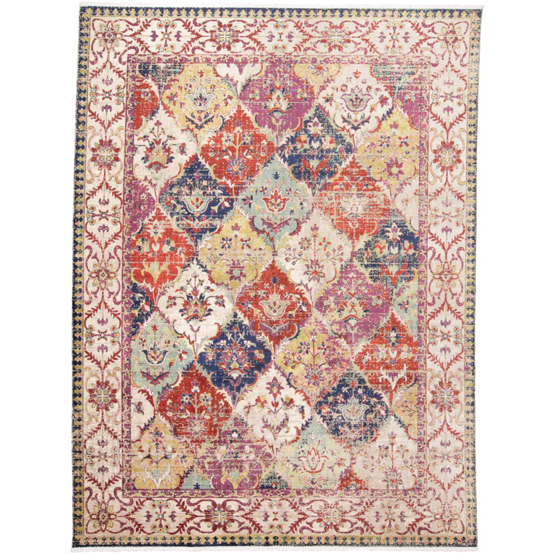 Southwestern Indoor Rug, Rectangle 9'6" x 12'7"