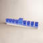 Crystal Glass Square Menorah-1912798864