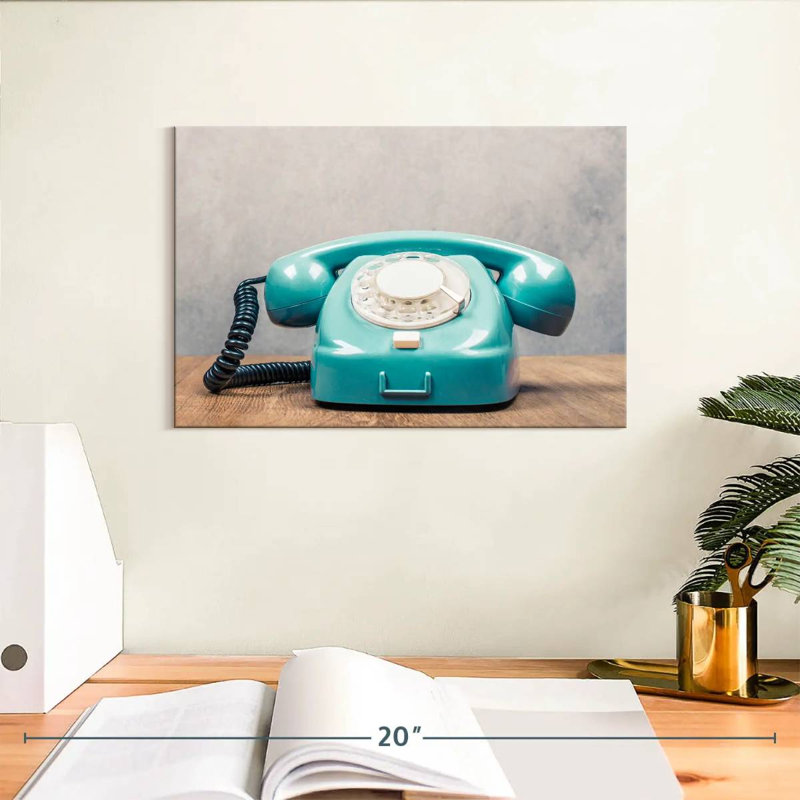 Téléphone à cadran rotatif Senne, H 8 po x l 12 po