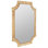 Lina Flat Rattan Mirror