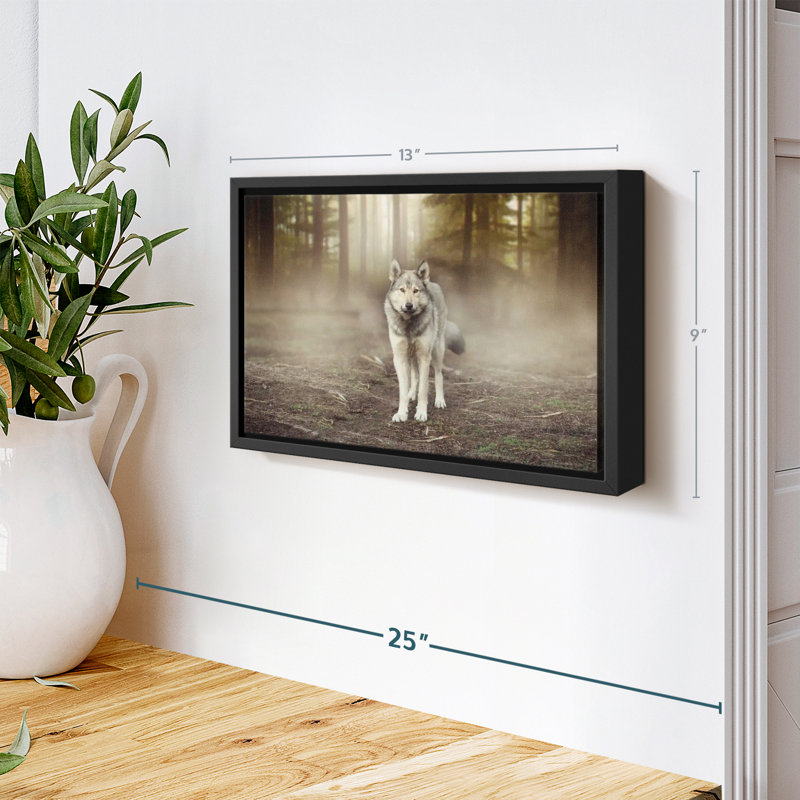 " Bold Wolf Wall Art ", 9" H x 13" W