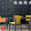 3D PVC Wall Panel – Faceted Diamond Design | Black | 500 x 500 mm | Waterproof & Lightweight