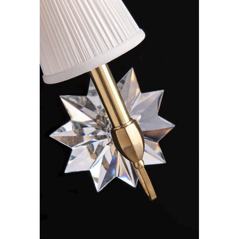 Barton 1 - Light Wall Sconce, Aged Brass