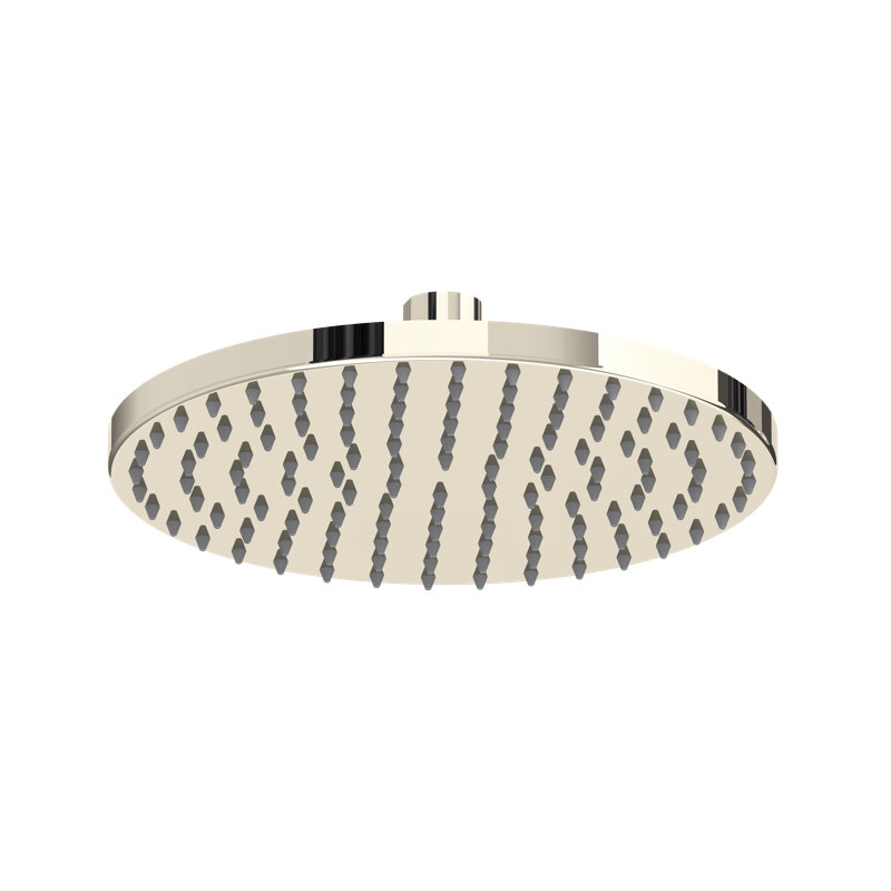 Riobel 8" Rain showerhead, Polished Nickel