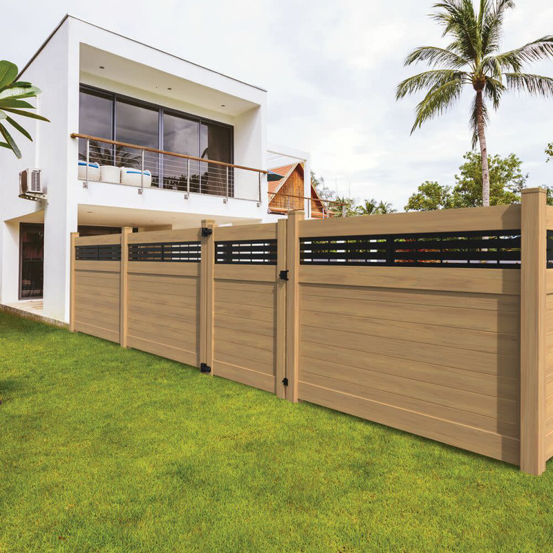Barrière d'intimité en bois flotté, H 72 po x l 46 po x P 72 po, Naturel