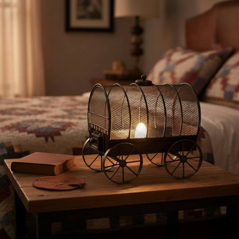 Wagon Night Light, 8.5"x6"x8.25"