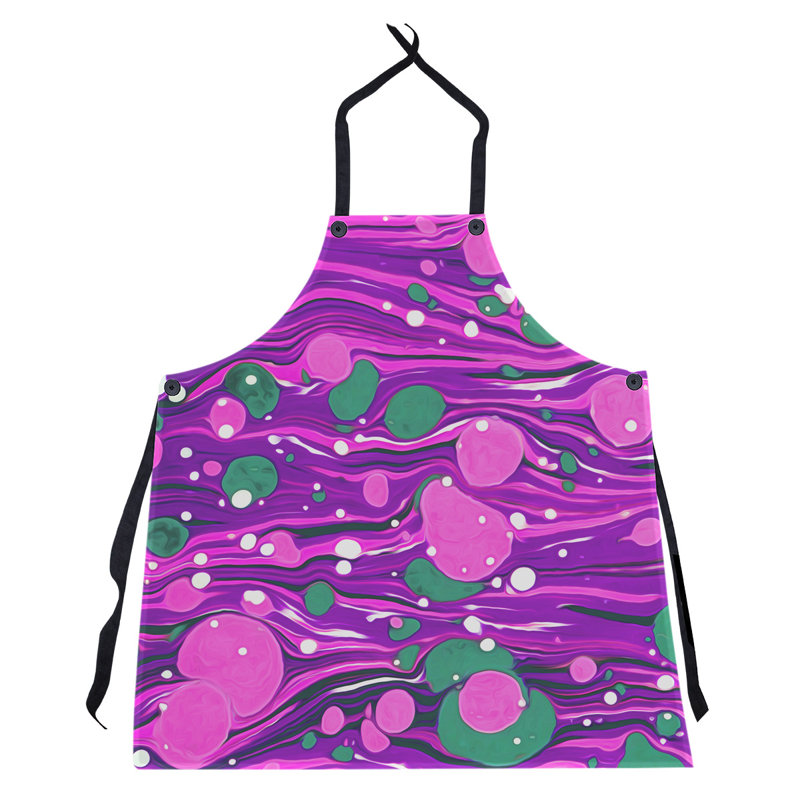 Tablier spirales, Rose/mauve