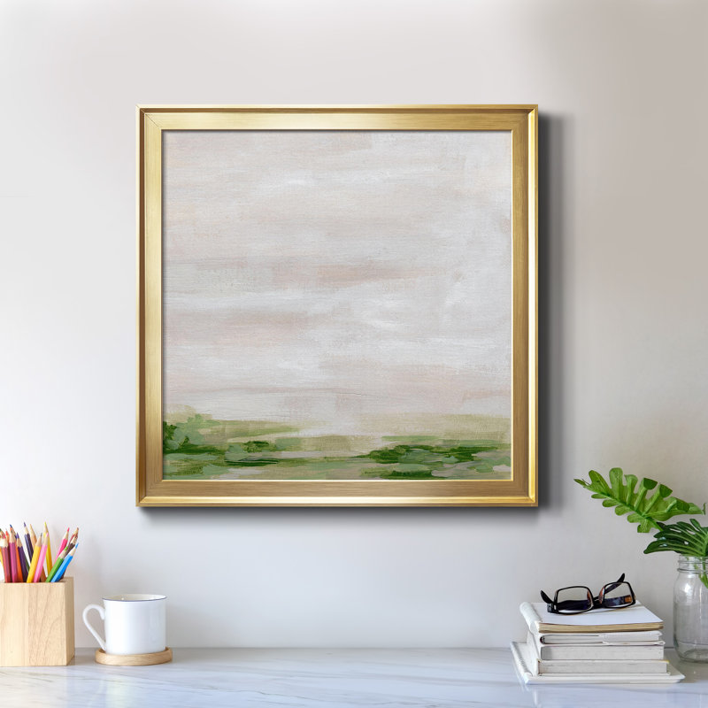Impression encadrée Marsh Horizon I-Premium - prête à être accrochée, H 30,5 po x l 30,5 po x P 1,5 po, Toile avec cadre doré