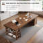 Solid wood conference table with drawers-1505916143