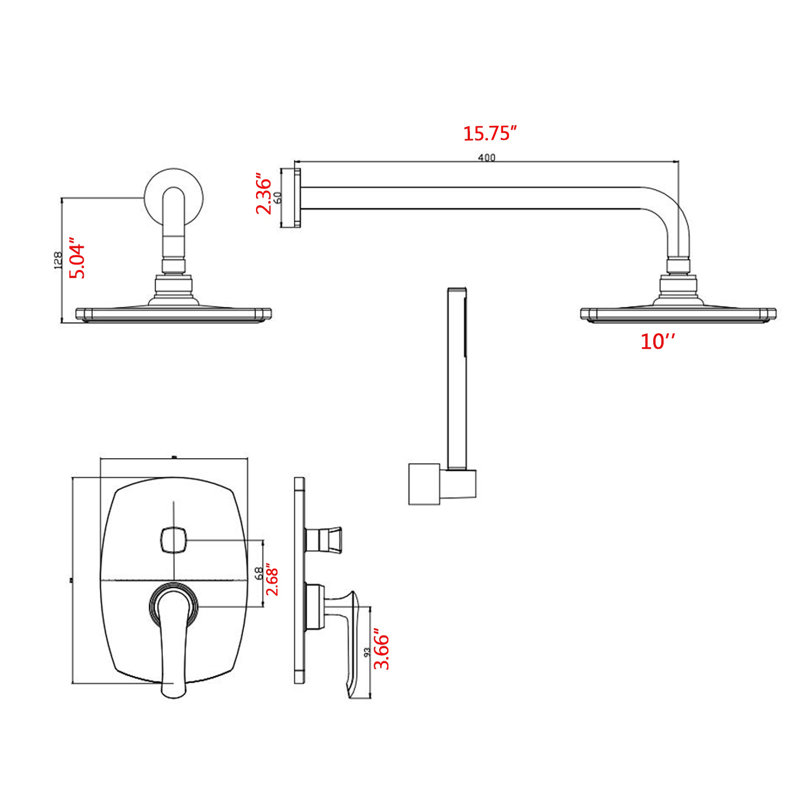 All-In-One Kit with Rough in-Valve