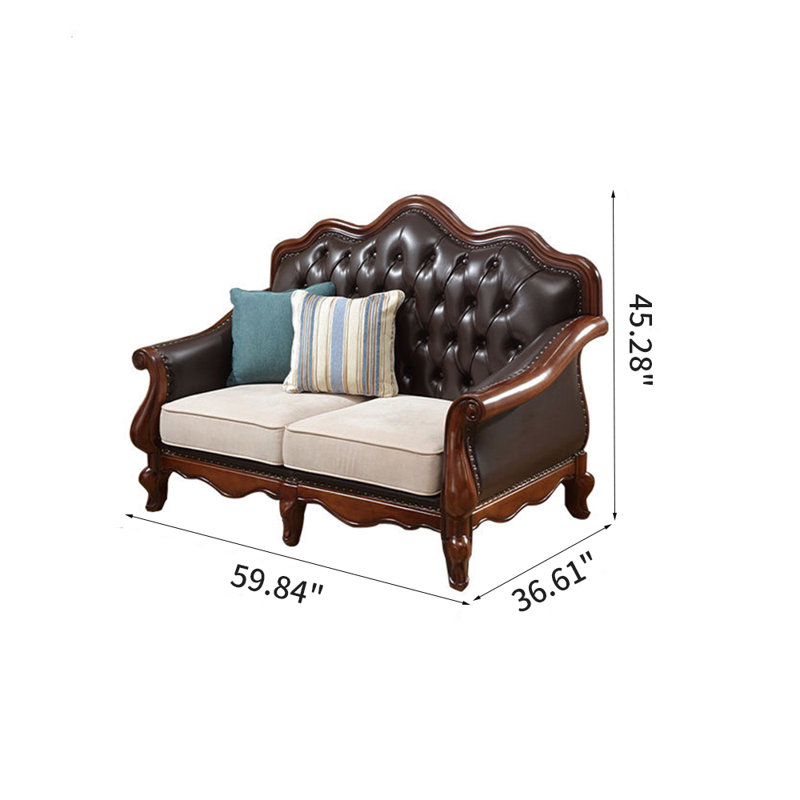 Canapé européen de style rétro simple 59,84