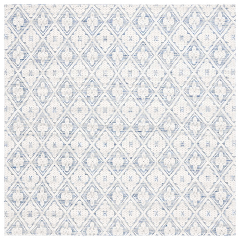 Hark Hand Woven Performance Geometric Rug, Square 6'
