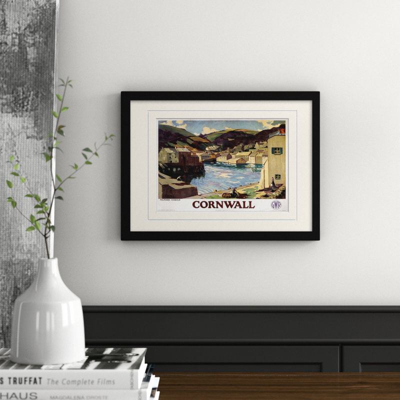 Cornwall "3" Framed - Single Picture Frame Print