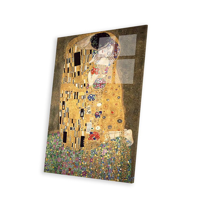 Der Kuss par Gustav Klimt - impression sans cadre, H 16 po x l 24 po x P 0,25 po