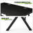 Modern Computer Desk, Free Standing Laptop Table Gaming Table Workstation for Home Office Study Room