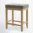 24 Inch Upholstered Extra-wide Cushion Wooden Kitchen Island Counter Height Barstools-1423106324