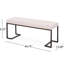 Banc rembourré capitonné-318751537