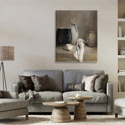 Nature morte vintage sur toile, par Riley B