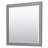 Miranda 42" Freestanding Single Bathroom Vanity with Marble Top with 34" Mirror-97924012-97924014