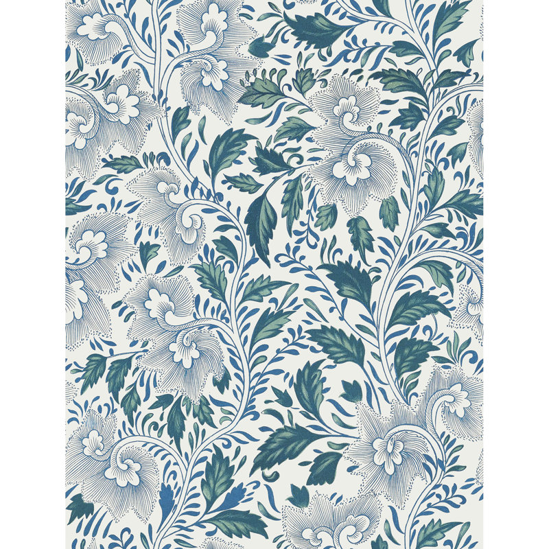 Decorative Wall Flowers, Teal/Sage