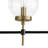 Mid-Century 5-Light Clear Glass Linear Chandelier