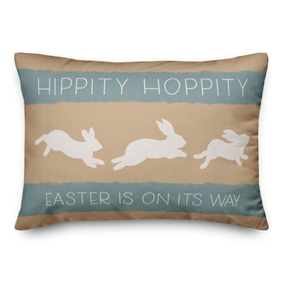 Coussin extérieur Hippity Hoppity Bunnies