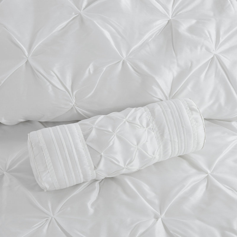 Piece Bedding Sets Full Polyester Tufted Modern White Bedroom Home