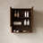 26-Inch Wall-Mounted Striped Bathroom Cabinet With 2 Doors, Shelf And Open Storage Compartment For Bathroom, Kitchen, Laundry Room-66597627