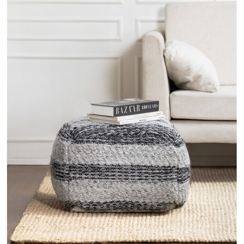 Repose-pieds Guinda, Noir / gris