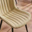 Chaises de salle à manger rembourrées en cuir Heitger-1223817696