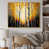 Gold Picture Frame Canvas