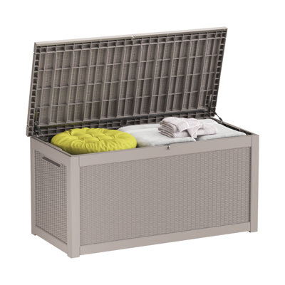 Yardgrace 320 Gallons Water Resistant Resin Lockable Deck Box