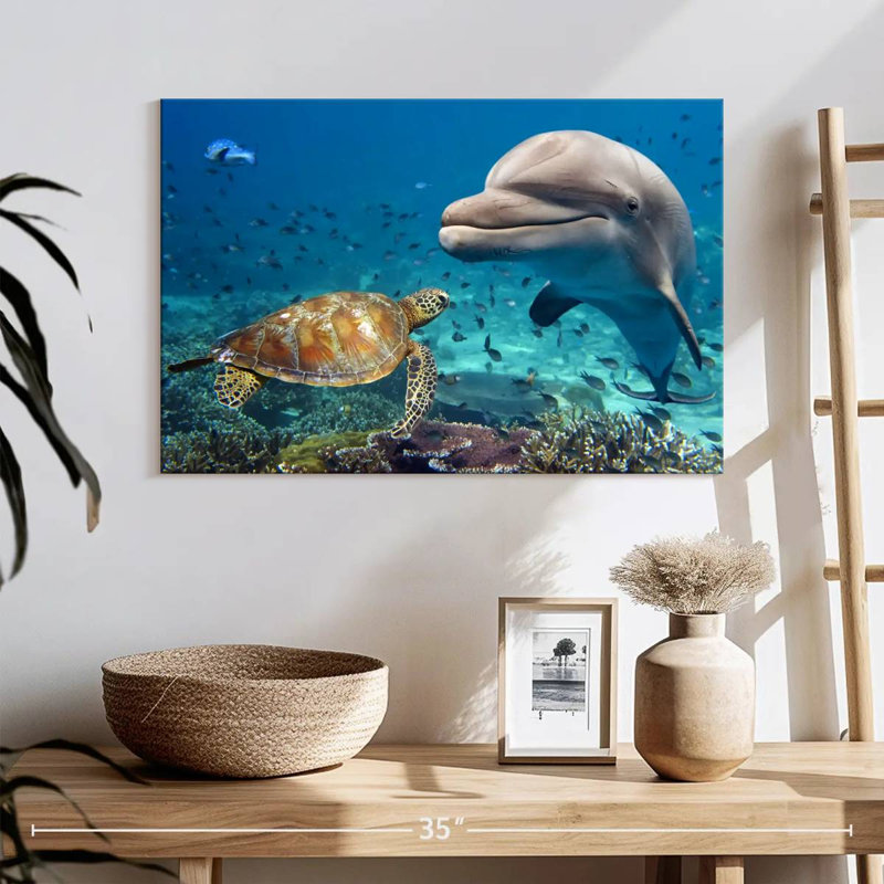 Underwater friends Aletra, H 16 po x l 24 po