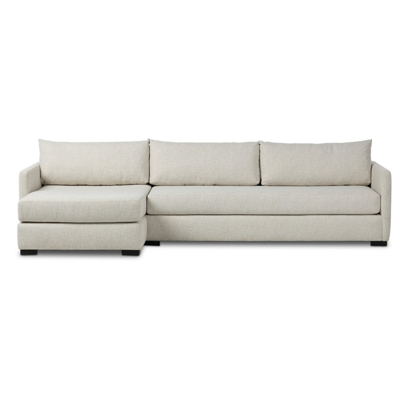 Wickham Chaise Sectional, 35" H x 126.5" W x 61" D, Left Arm Facing